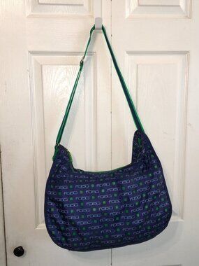 FUBU Monogram Canvas Slouchy Hobo Bag